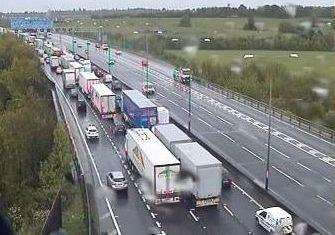 Delays are building in the area. Picture: Highways England