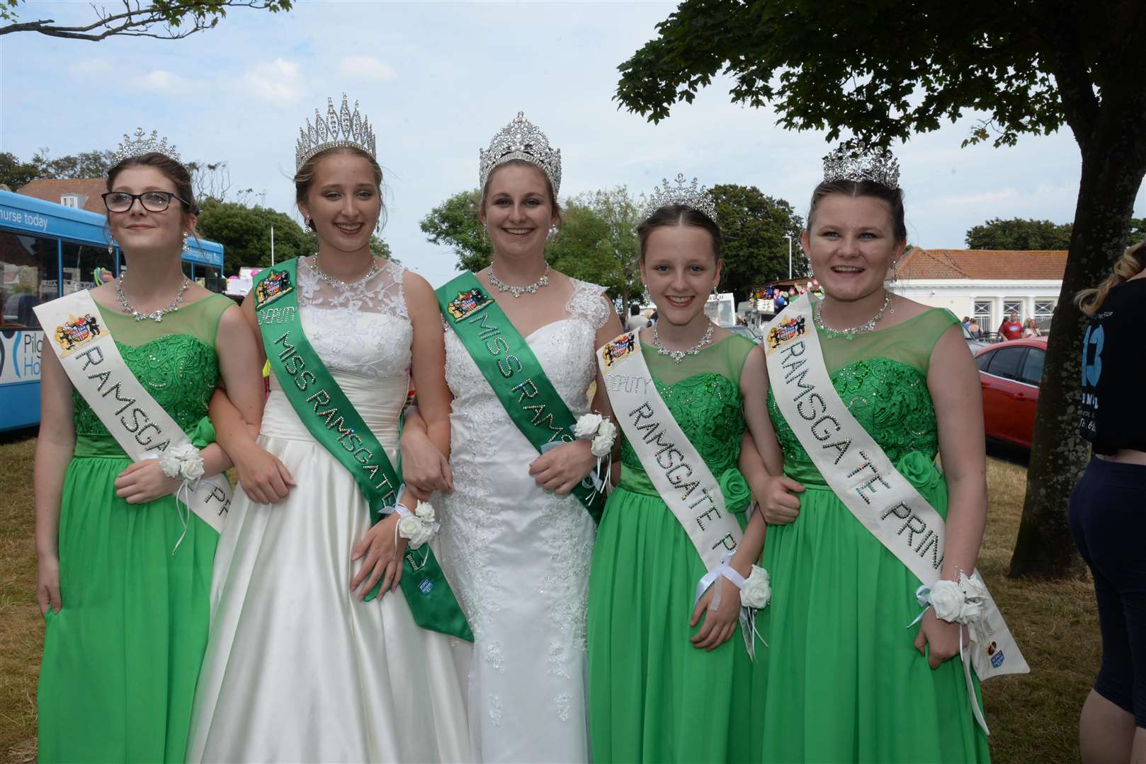 The Ramsgate Carnival Court at their Carnival on Sunday. Picture: Chris Davey... (3195096)