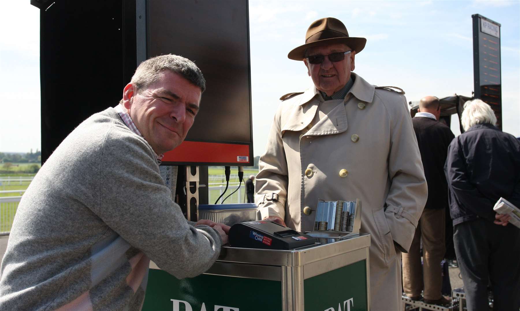 Track bookies Pat and Jimmy Walsh in May 2009. Picture: Chris Denham