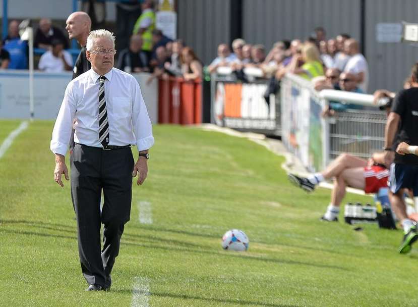 Dover manager Chris Kinnear has added three new players to his squad this week. Picture: Roger Charles