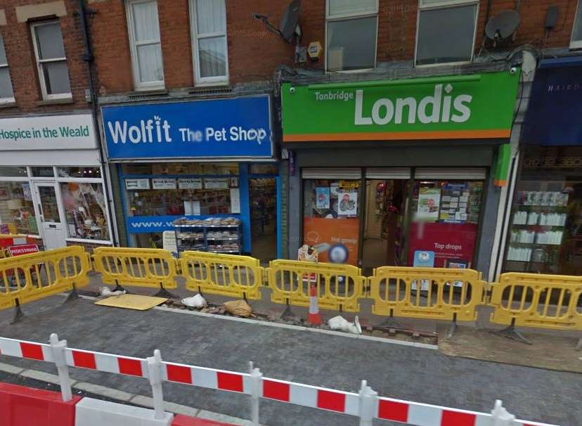 The sweets were on sale at the Londis shop in Tonbridge High Street. Picture: Google Street View