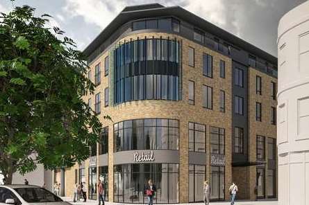 Artist's impression of the replacement building at Castle Street. Picture courtesy of Dover Heritage and Regeneration Ltd