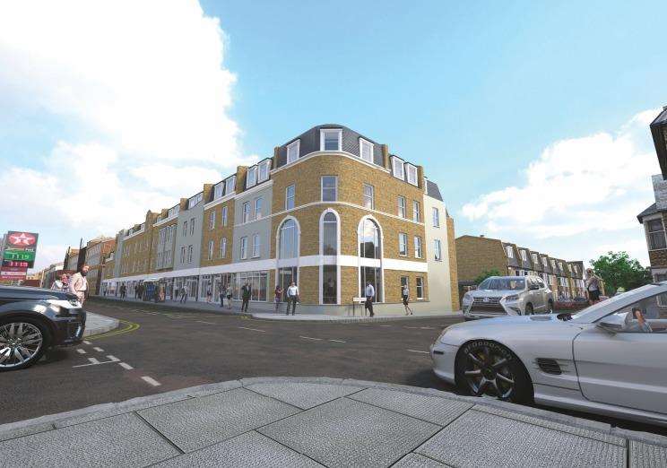 How the development will look on the corner of the High Street and Richmond Street