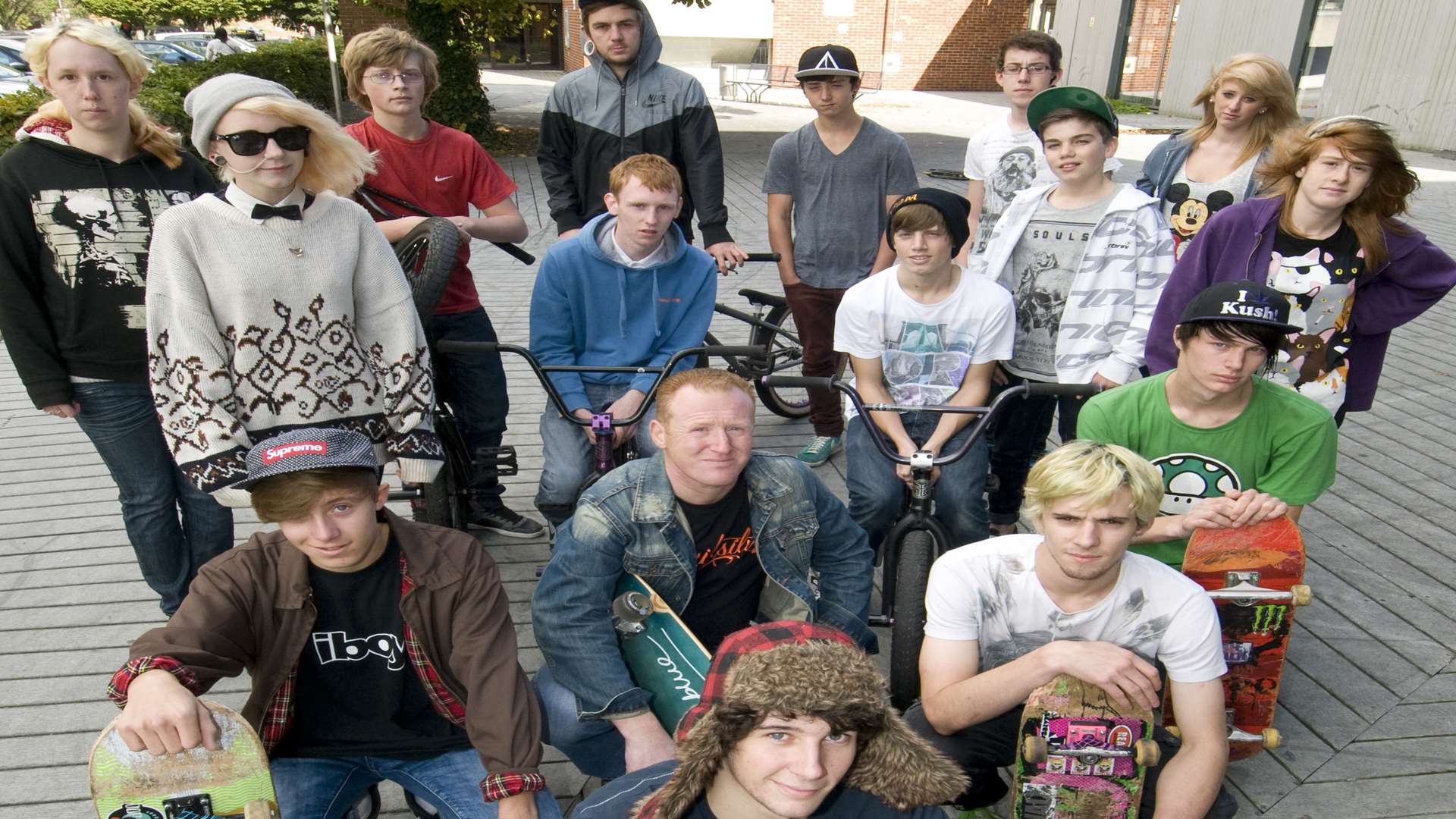 Skateboarders who are campaigning for new park in Sittingbourne