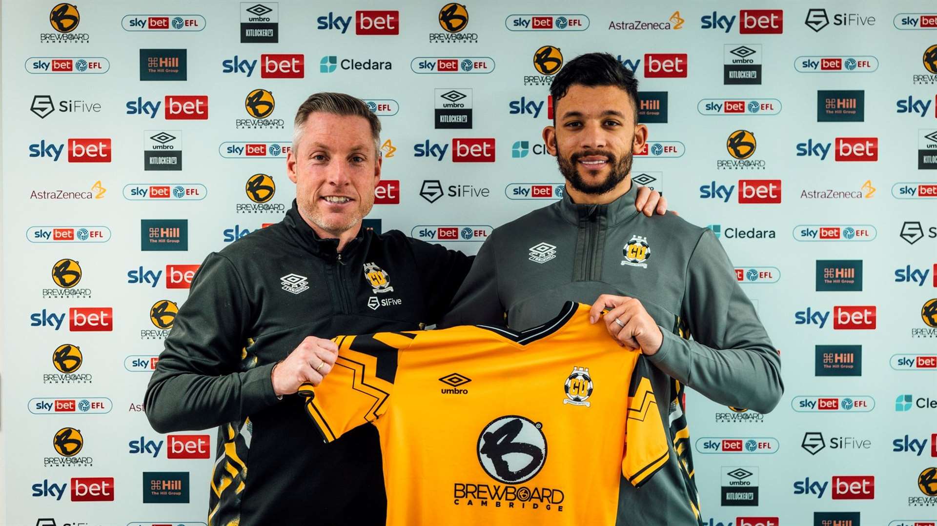 Macauley Bonne has been reunited with Neil Harris at Cambridge United. Picture: Cambridge United