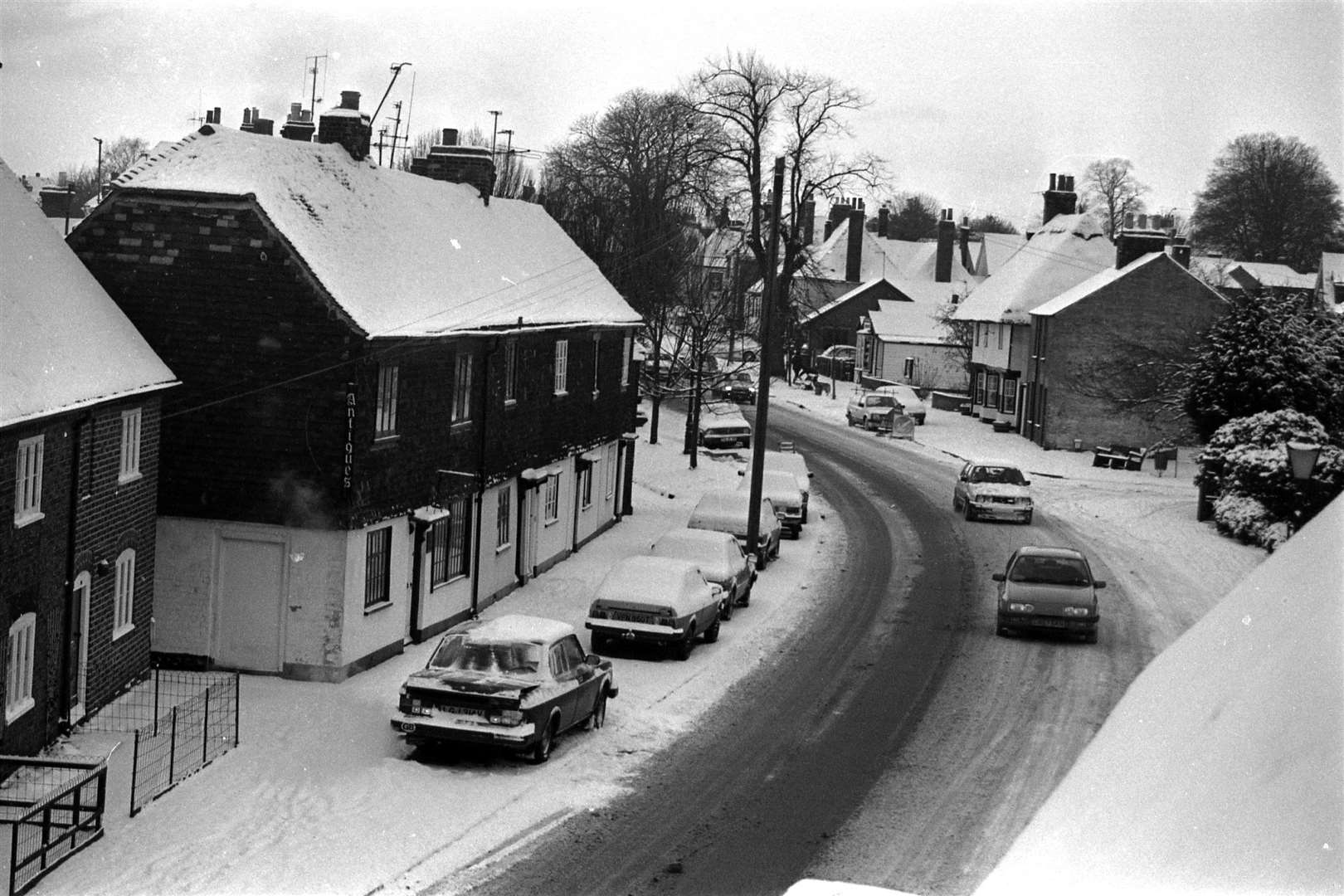 Snowy Wingham in January 1987