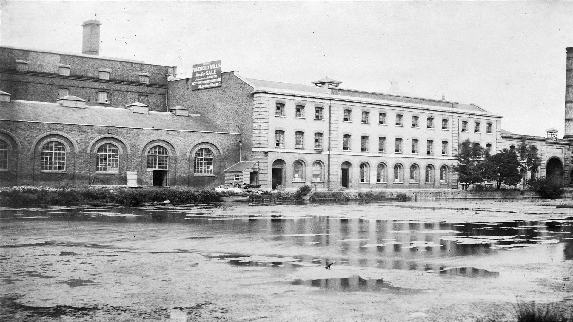 The Wellcome factory at Mill Pond in Dartford.