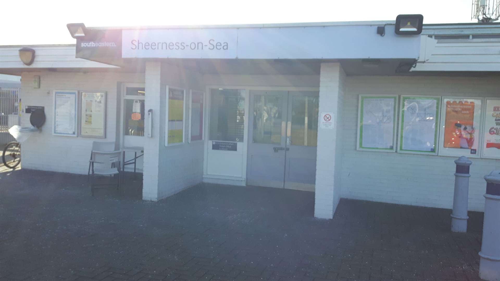 Sheerness train station this morning (6809170)