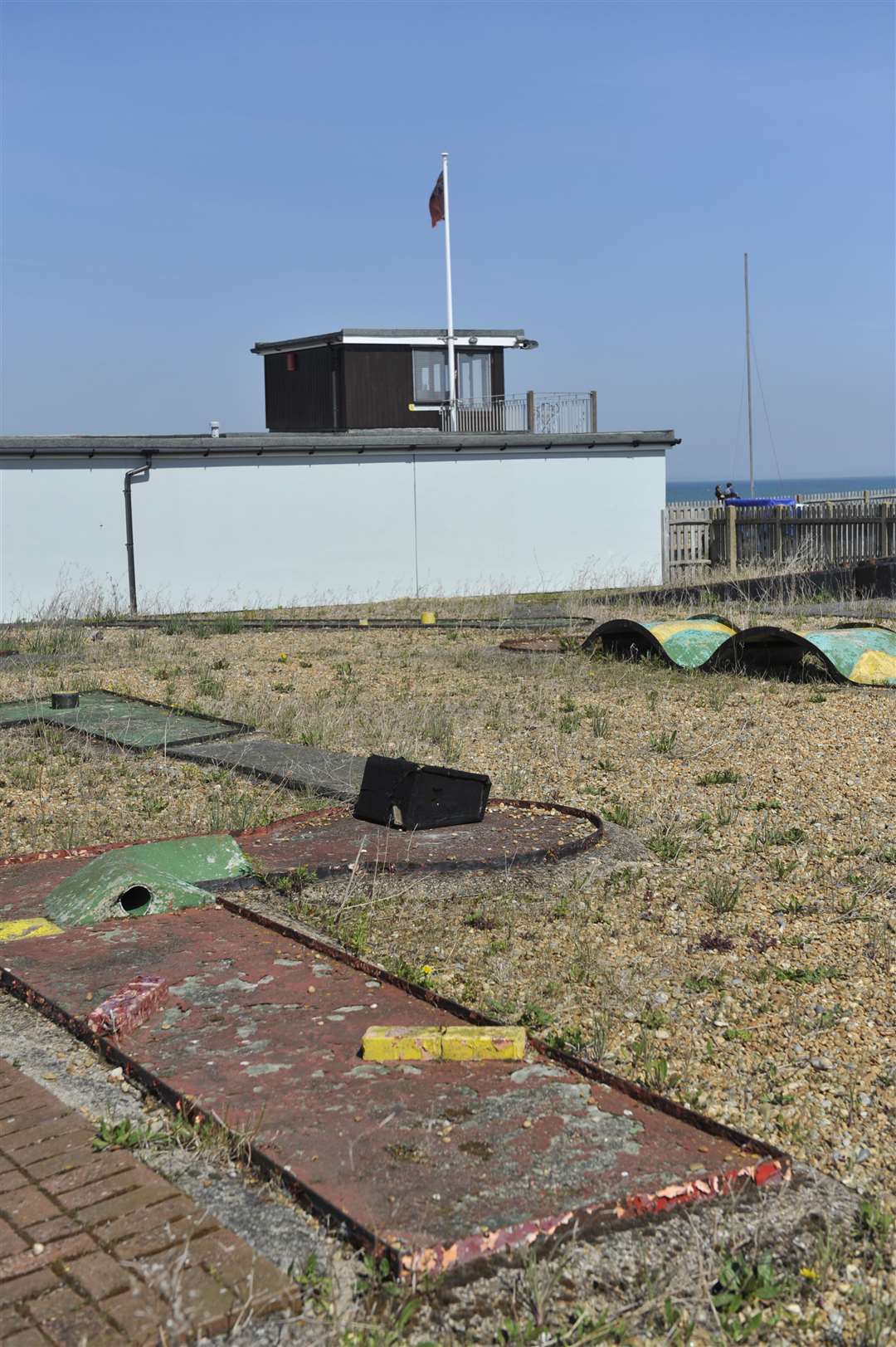 The crazy golf course in Walmer before it was removed