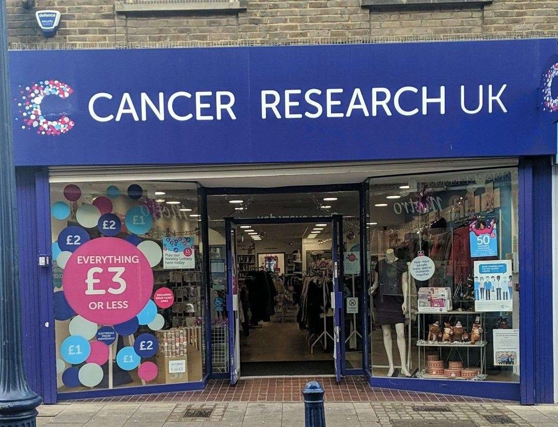 Cancer Research in New Road, Gravesend. Photo: @CRUKGravesend