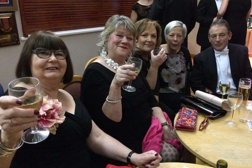 The Doing it for Kelly Black Tie and Posh Frocks night at Deal.