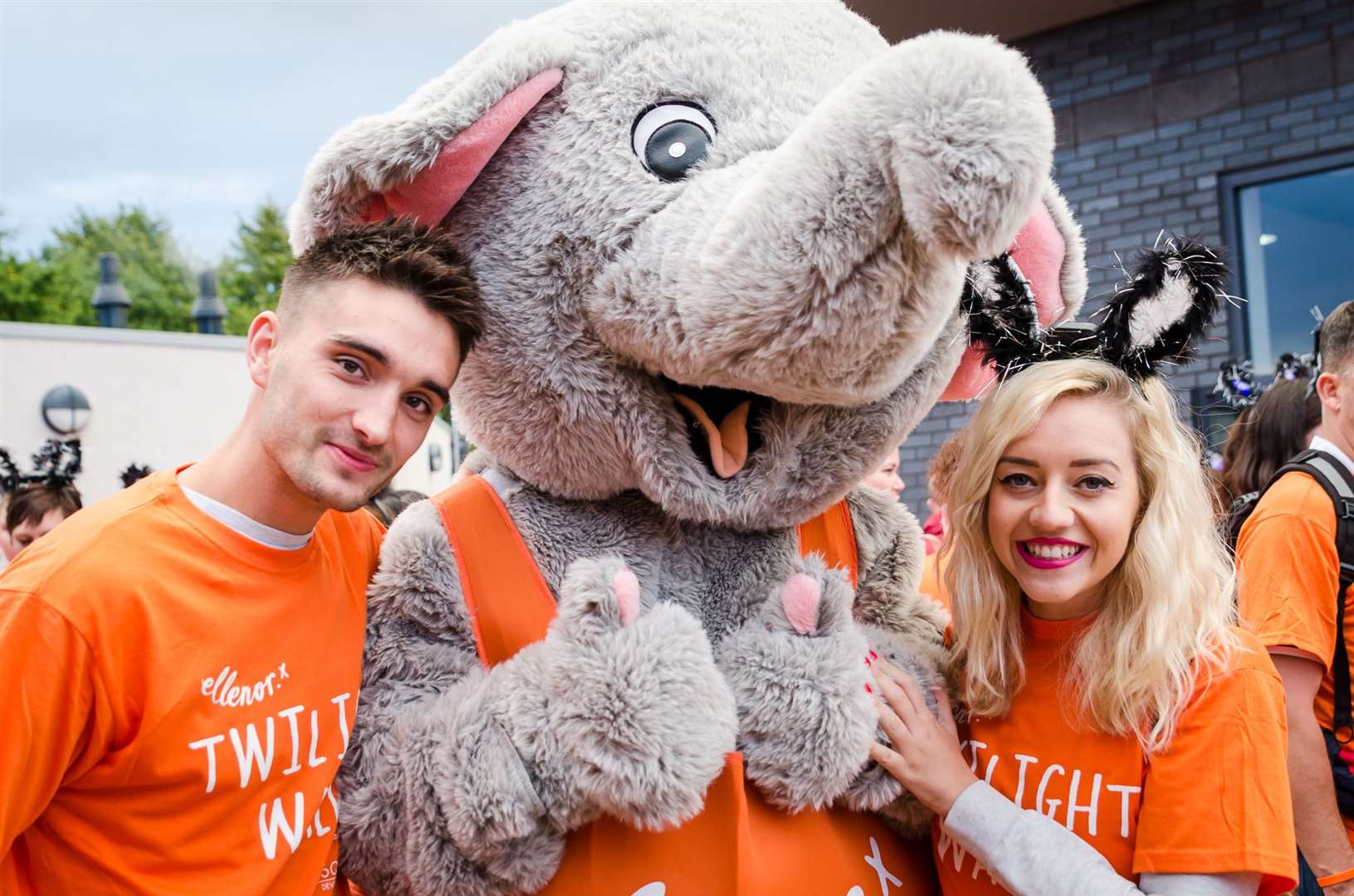 Tom and his wife Kelsey Hardwick previously took part in a twilight walk supporting the Gravesend charity