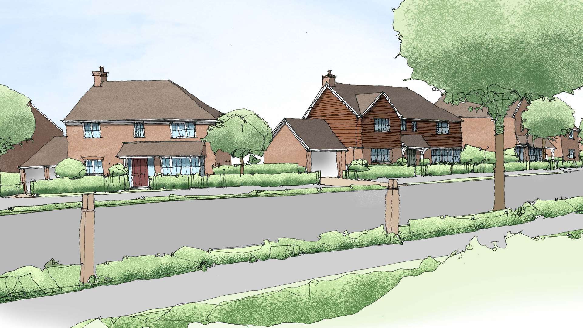 CGIs show how the new Willesborough Lees development could look