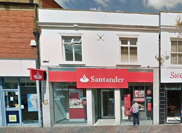 Santander in Sittingbourne High Street