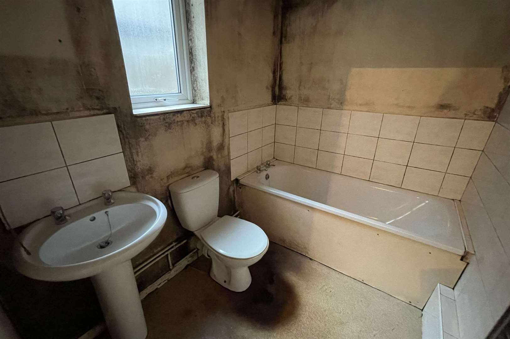 Ashford cleaning couple James Kilburn and Kimberley Trevett brought the disgusting Kent property back from the brink. Photo: SWNS