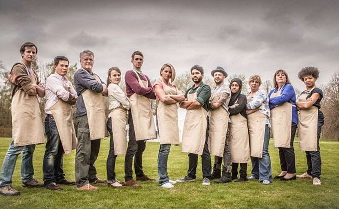 The 2015 Great British Bake Off contestants. Picture: BBC/Love Productions/Mark Bourdillon