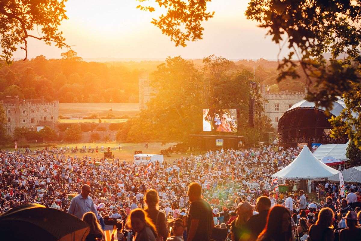 The Leeds Castle Concert attracts thousands each summer