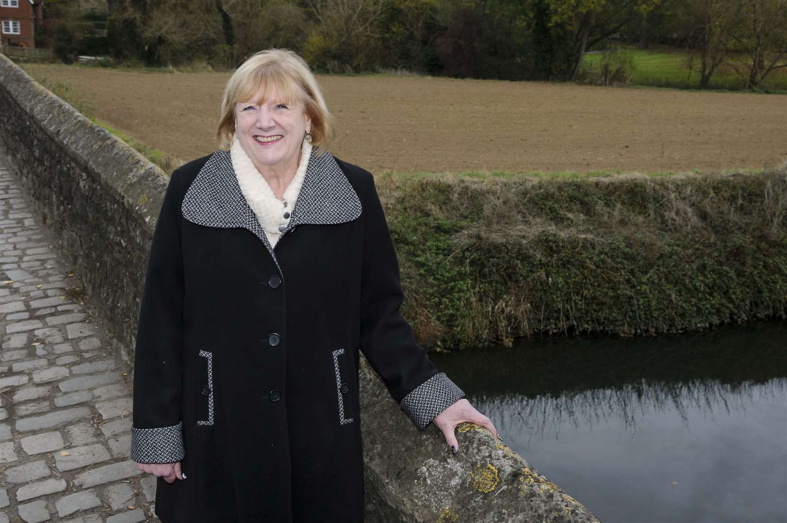 Cllr Geraldine Brown, on the bridge that causes so many traffic snarl-ups