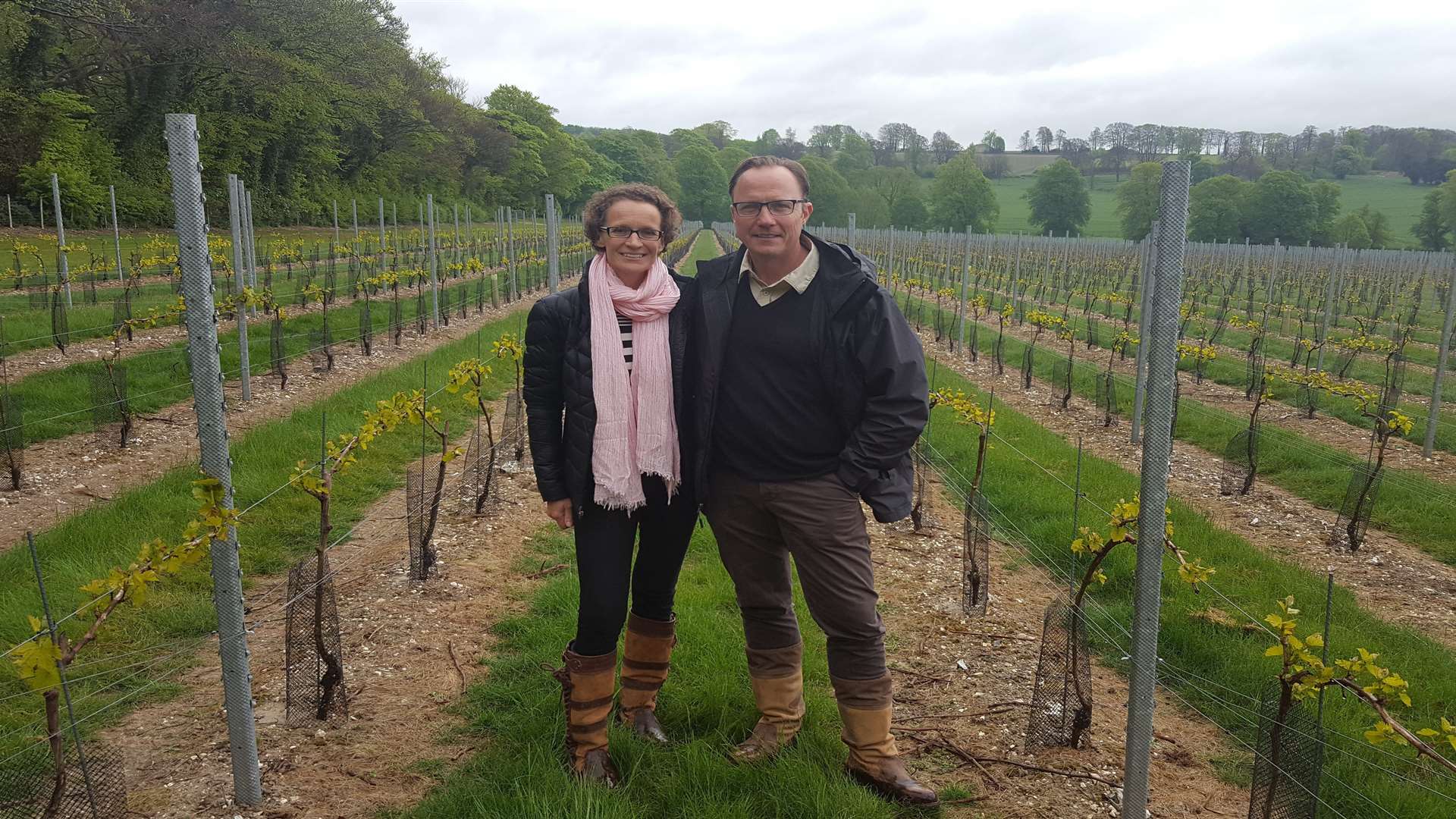 Ruth and Charles Simpson, owners of Simpsons Wine Estate