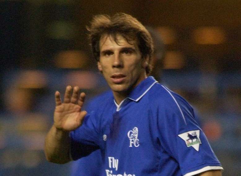 Former West Ham boss Gianfranco Zola in his Chelsea days Picture: Grant Falvey