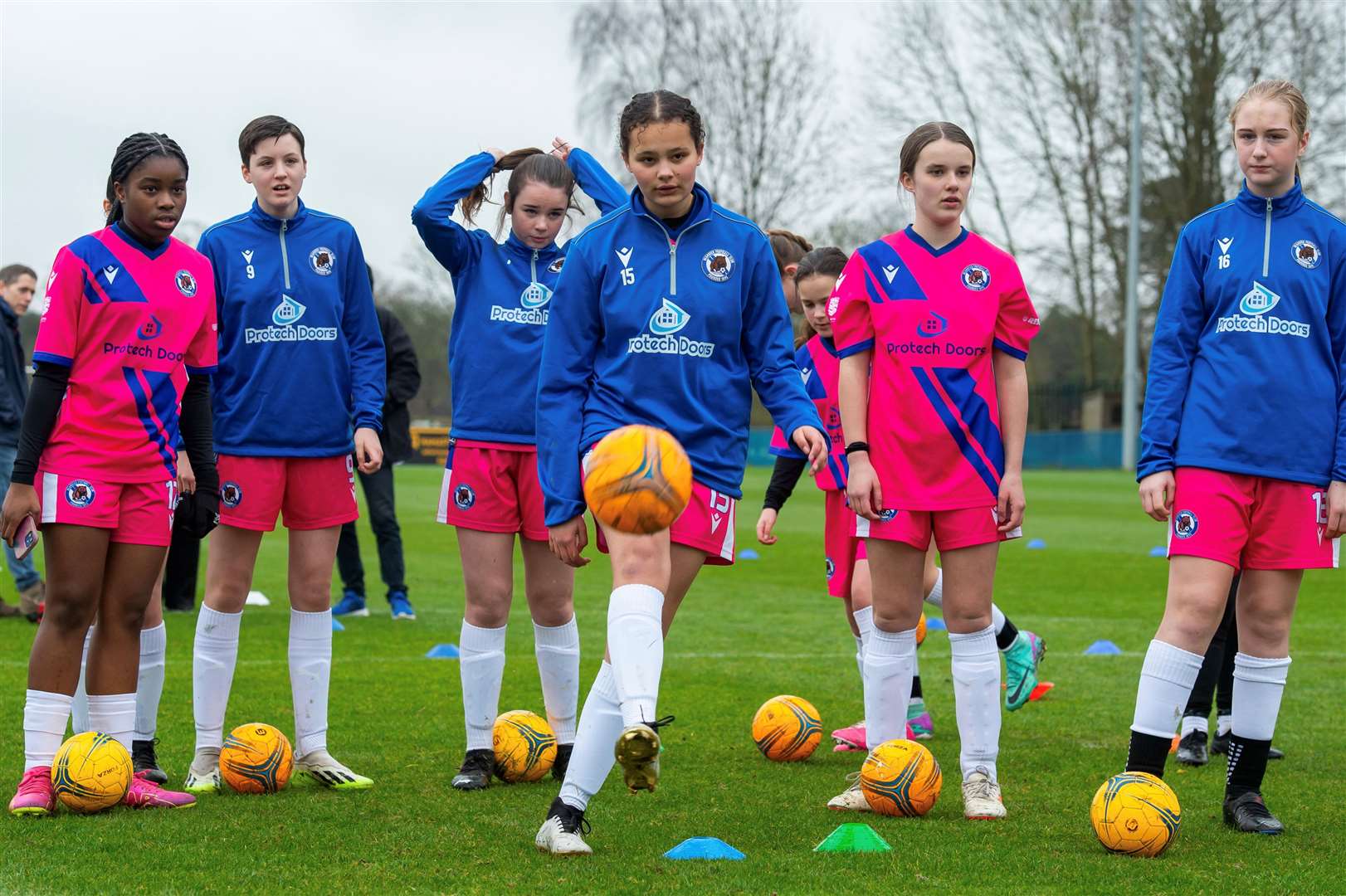 Bearsted want to increase the number of girls playing football at Honey Lane. Picture: Ian Scammell