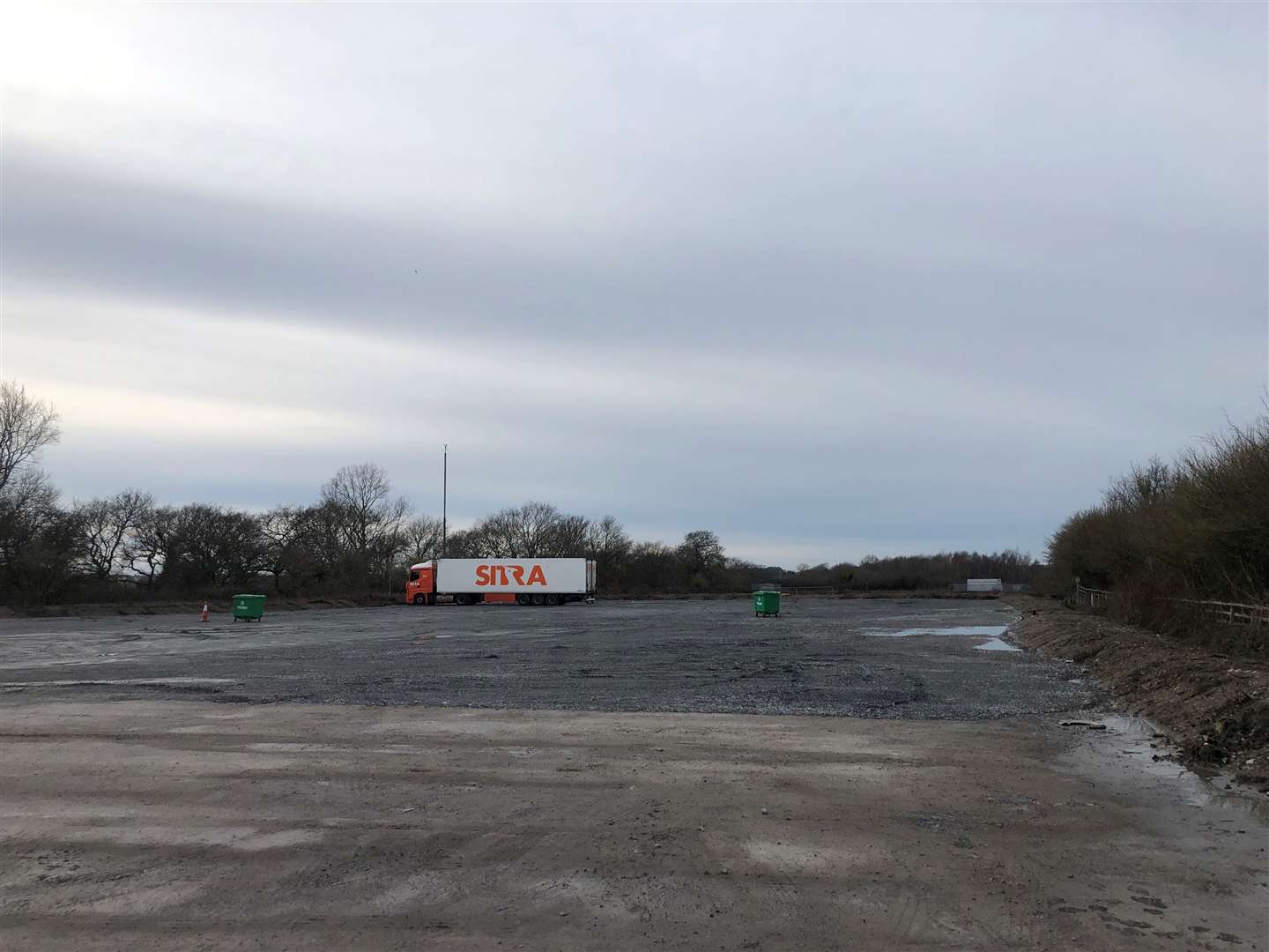 A new, 120 space truck stop will be created as part of the scheme