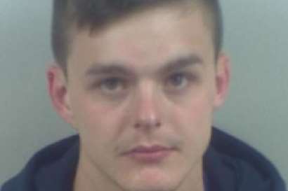 Luke Taylor has been locked up. Picture Kent Police.
