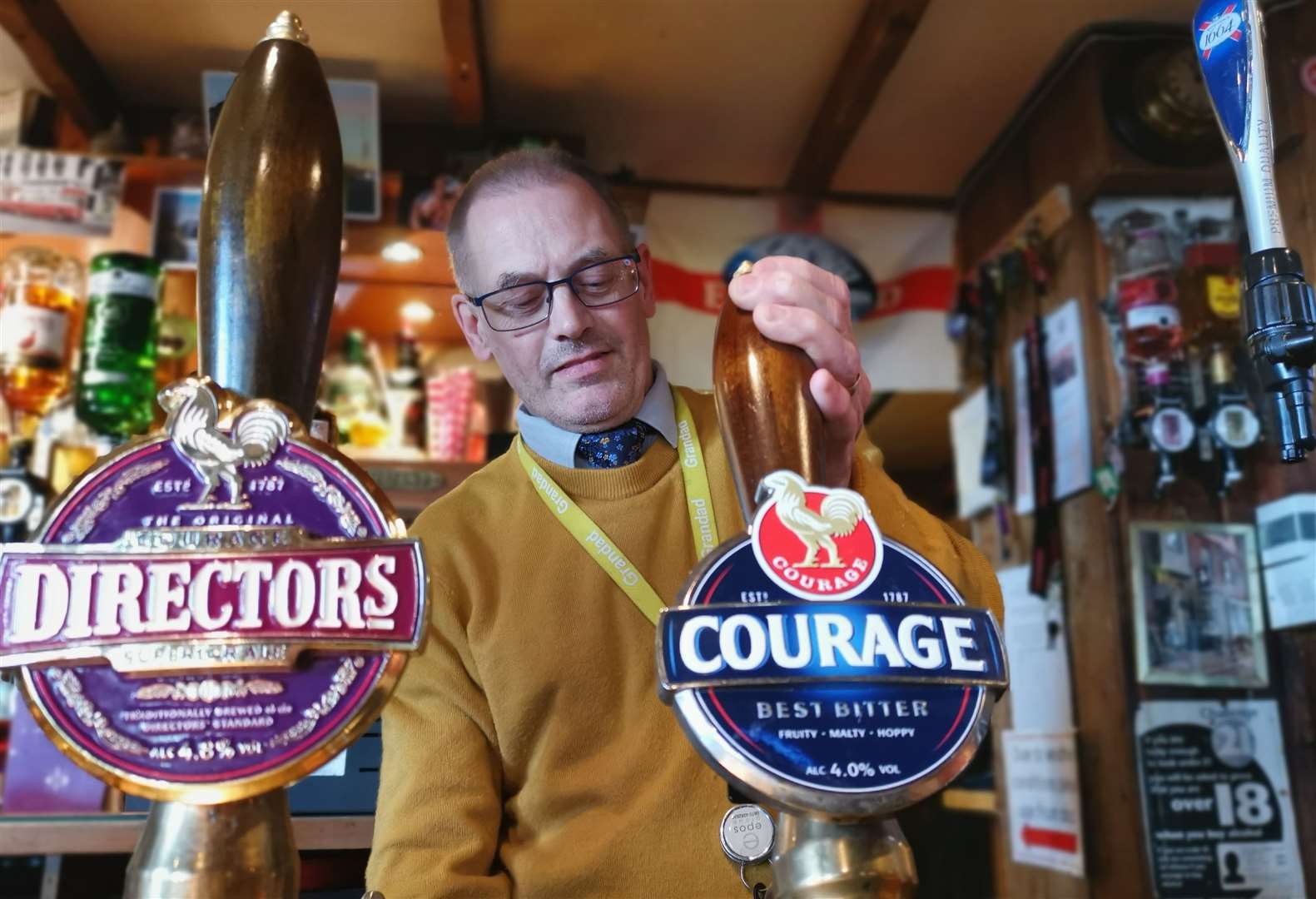 Nigel has been pouring pints in Margate for more than 30 years