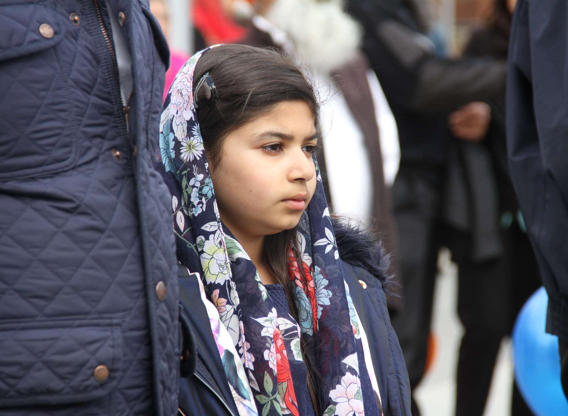 A youngster watches the celebrations. Picture: Gravesham Borough Council