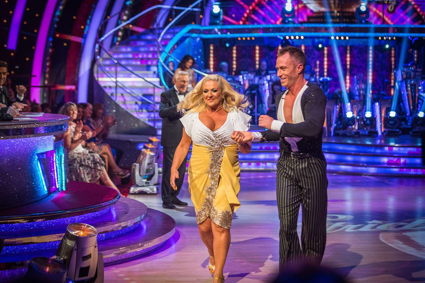 Vanessa Feltz and James Jordan on Strictly Come Dancing 2013. Picture: BBC