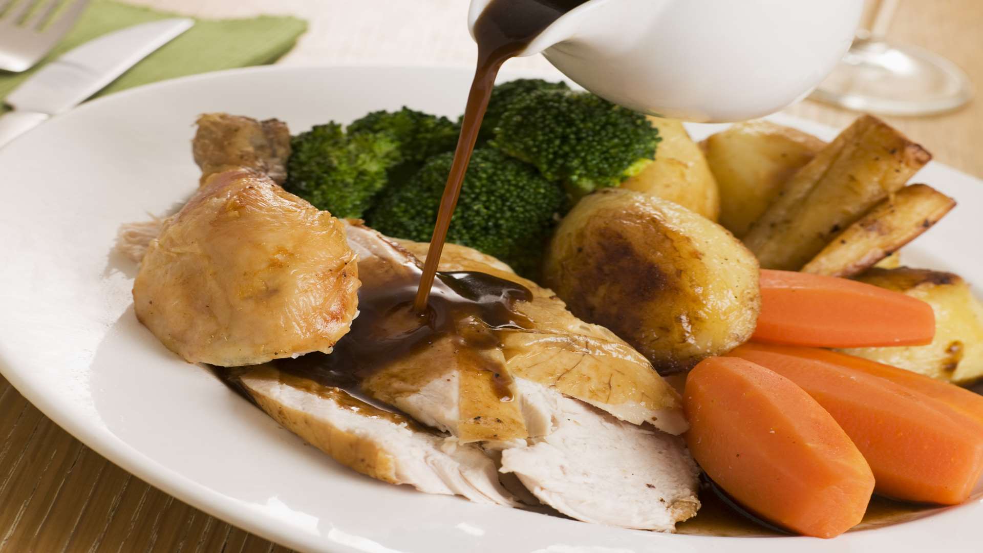 The competition aims to find the best pub roast. Stock image.
