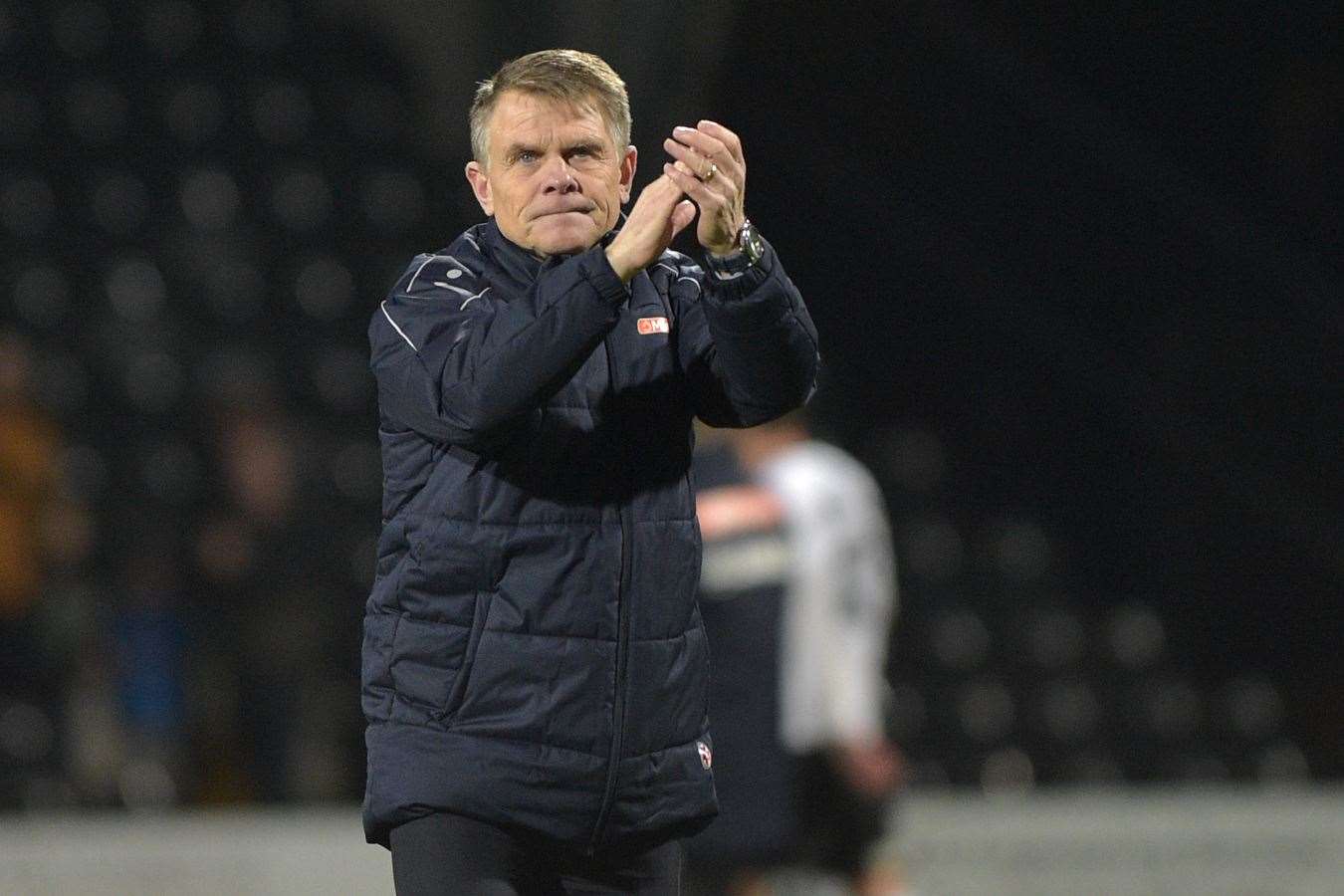 Dover Athletic manager Andy Hessenthaler has managed to bring back defender Harry Ransom Picture: B&O Press