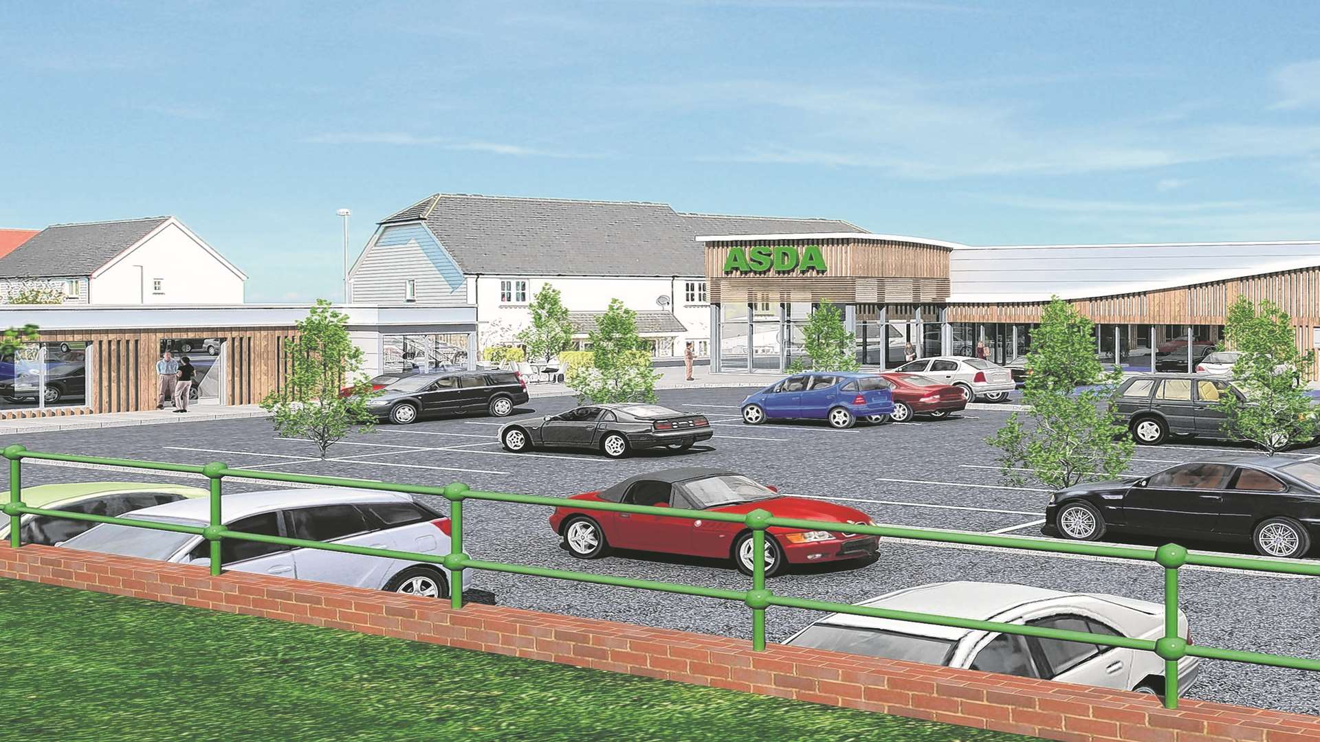 Artist's impression of how Asda's Minster store could look