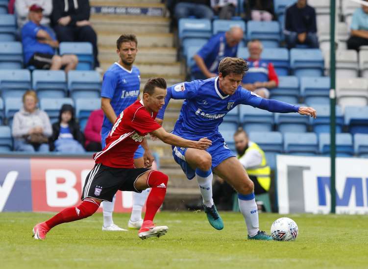 Billy Bingham in action againsy Ipswich Town Picture: Andy Jones