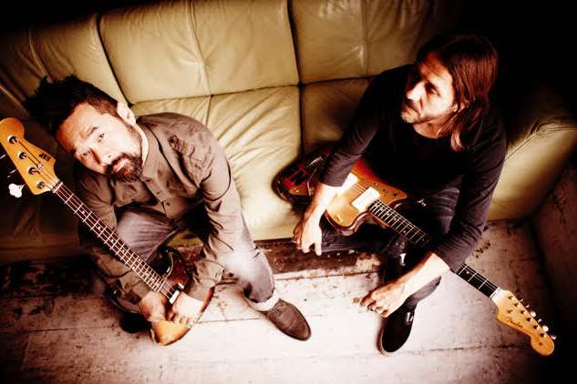 Feeder's new album has been likened to their first record, Polythene, but Grant, right, disagrees