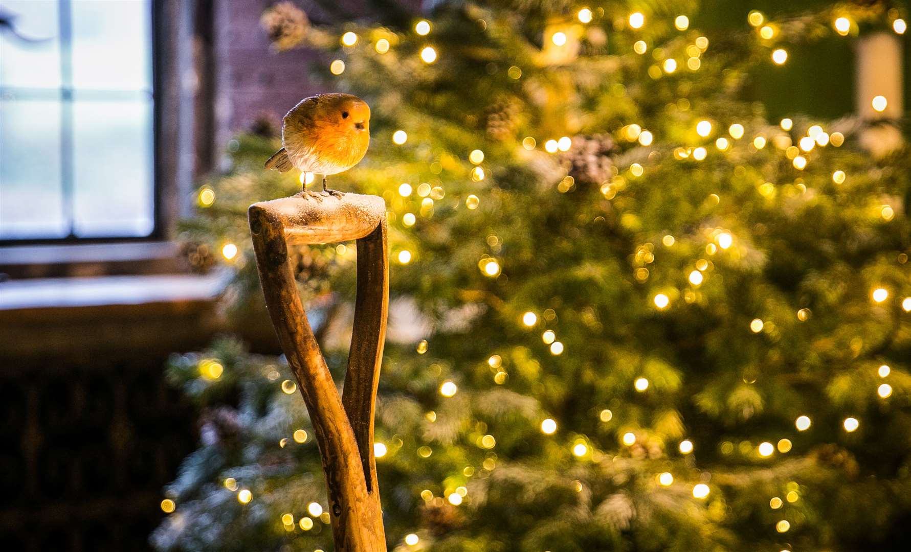 Leeds Castle's Christmas display