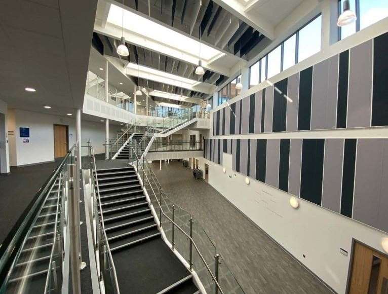 A first glimpse inside the new Barton Manor School in Canterbury. Picture: Keir and Fusion