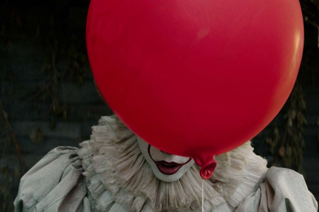Bill Skarsgard as Pennywise in IT Picture: PA Photo/Warner Bros