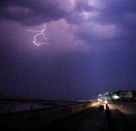 Nicholas Chamberlain captured this picture of lightning in Margate