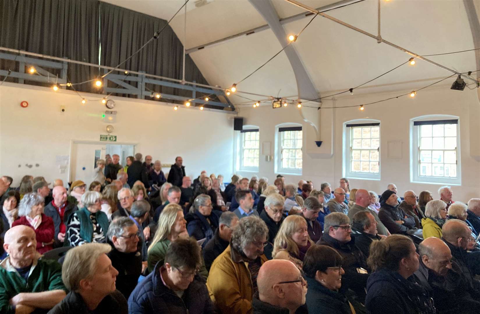 Whitstable's Umbrella Centre was packed for the meeting discussing Canterbury City Council’s plans for thousands of new homes
