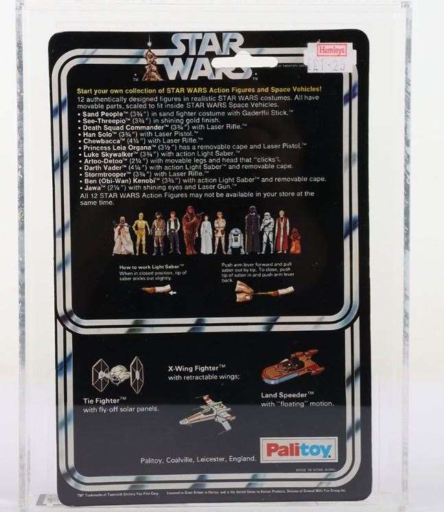 The 1978 Palitoy Star Wars Java is expected to attract bidders from across the globe. Photo C&T Auctioneers and Valuers