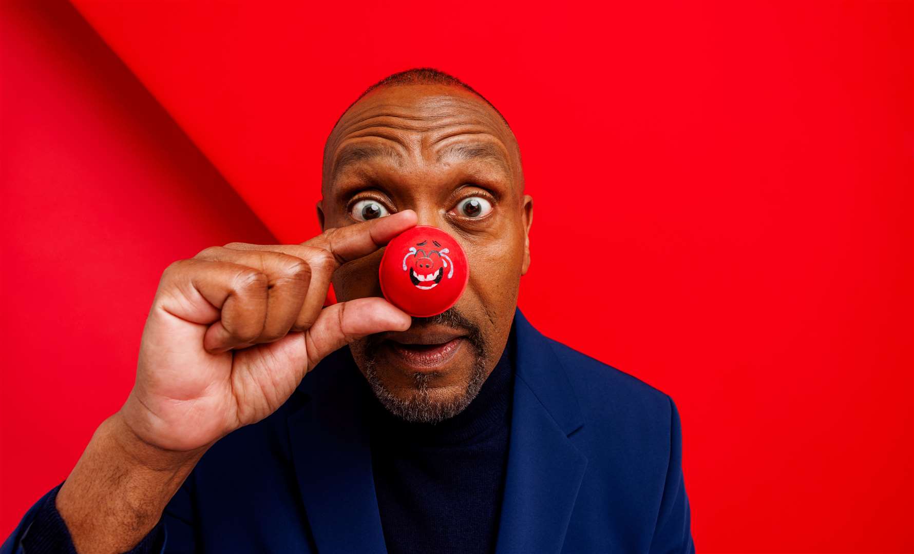 Lenny Henry, who hosted Comic Relief for the final time in March, will be sharing snippets from his memoir, Rising to the Surface. Photo: Rebecca Naen/Comic Relief