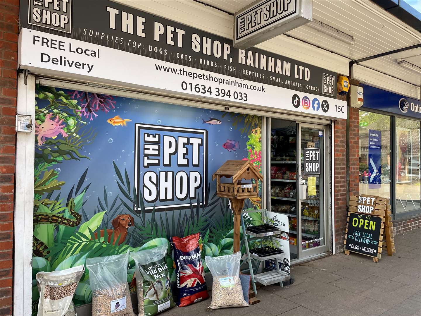The Pet Shop only opened in January but is worried about the future of Rainham