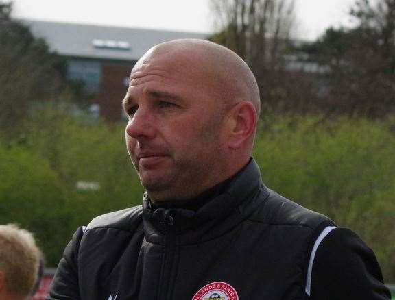Lydd Town manager Scott Porter Picture: John Anderson