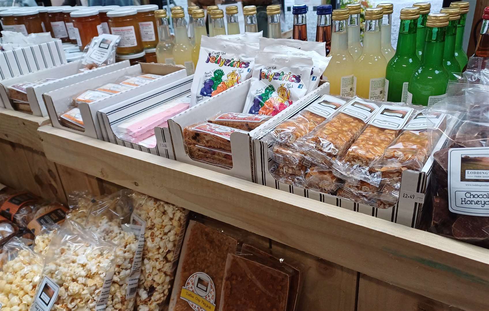 Sweets and treats for sale in the store. Picture: Ben Austin