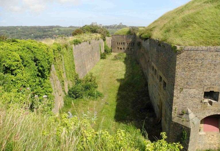 Historic England has granted £149,000 to a project working on the regeneration and conservation of Dover's Western Heights. Picture: Dover District Council