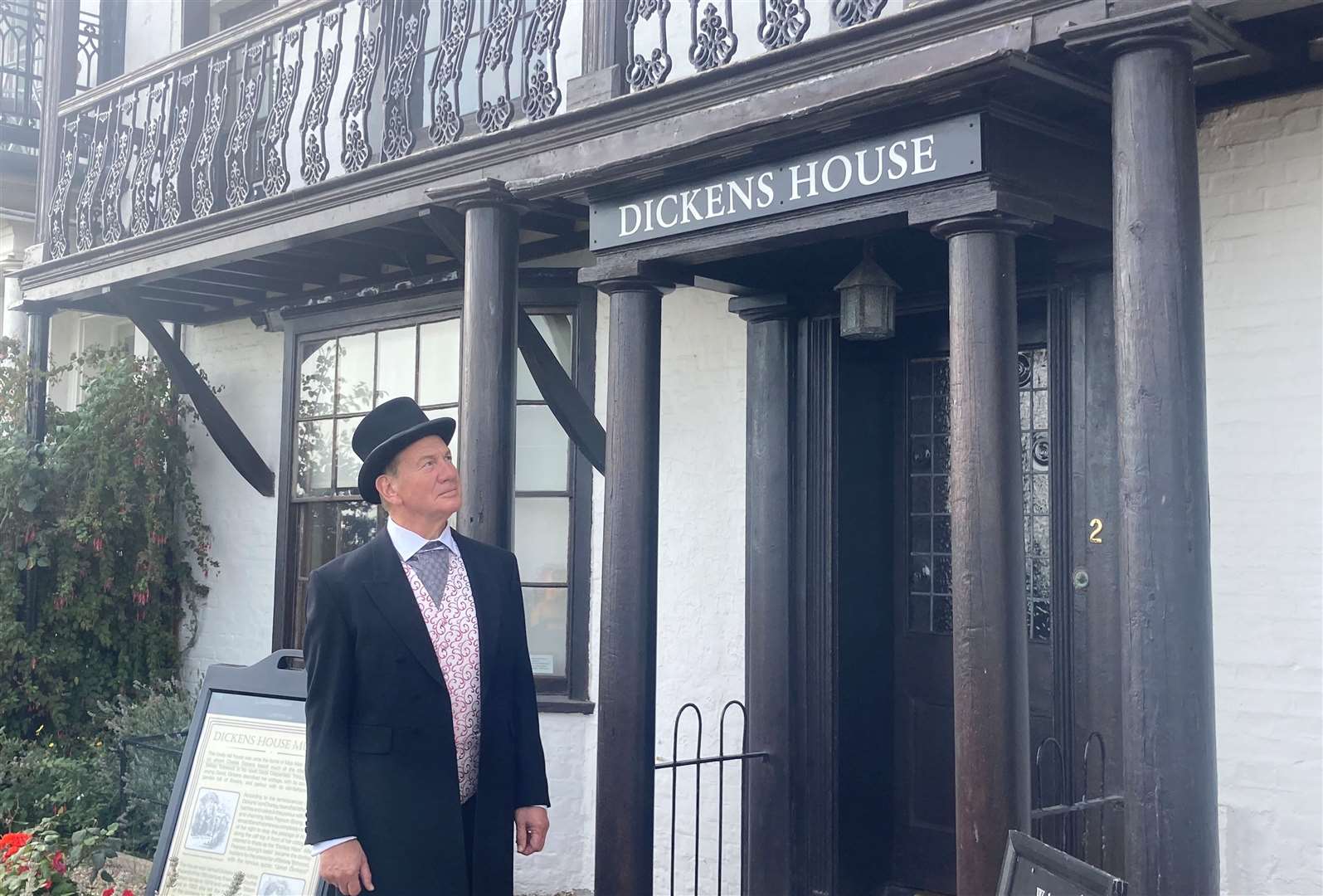 At the Dickens House Museum in Broadstairs. Picture: BBC/Naked West/Fremantle