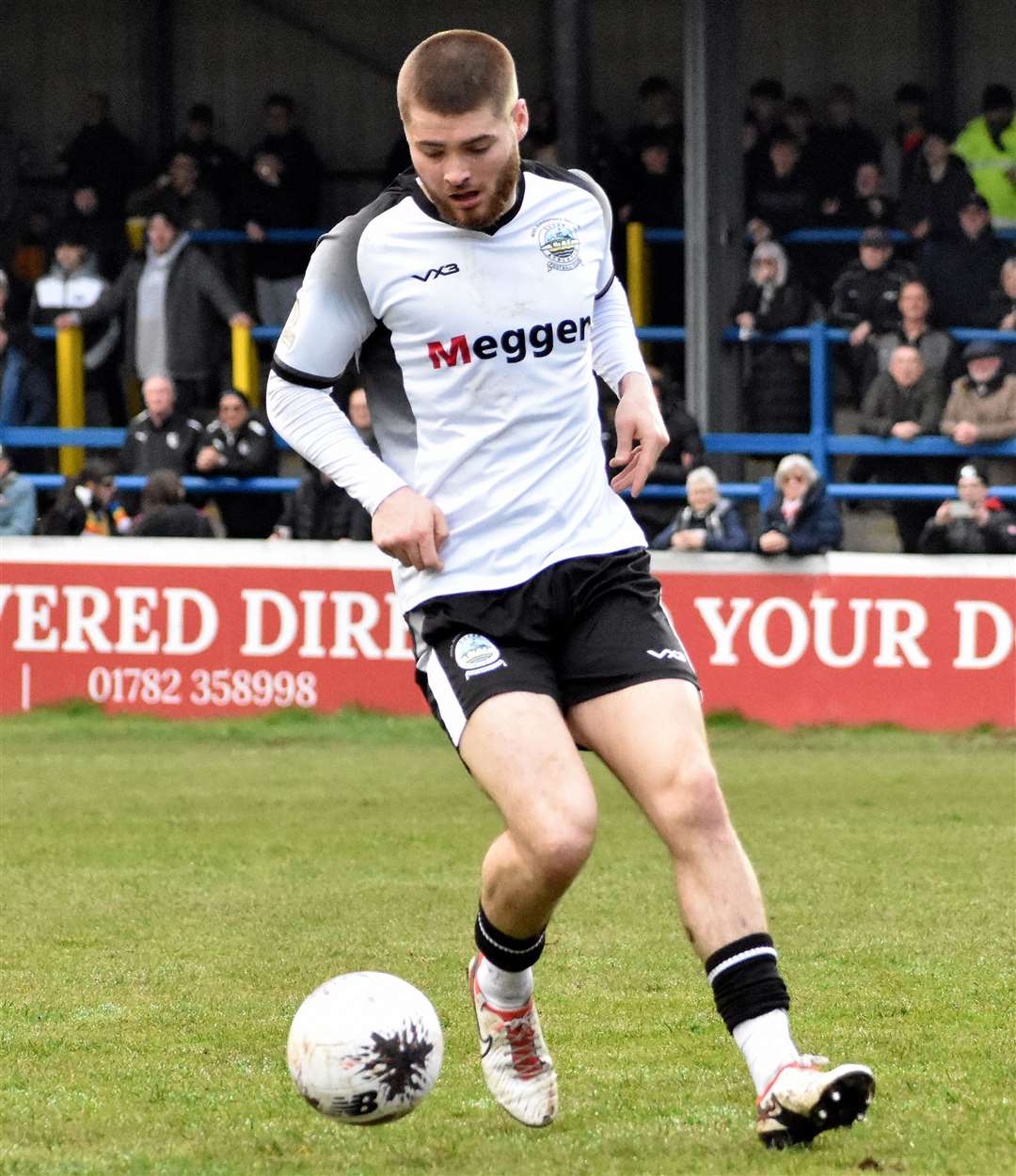 Defender Charlie Naylor - has turned down a contract to stay at Dover this summer. Picture: Randolph File