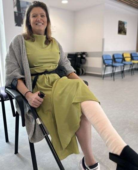 Gemma Riddick a patient at the Edenbridge Memorial Health Centre