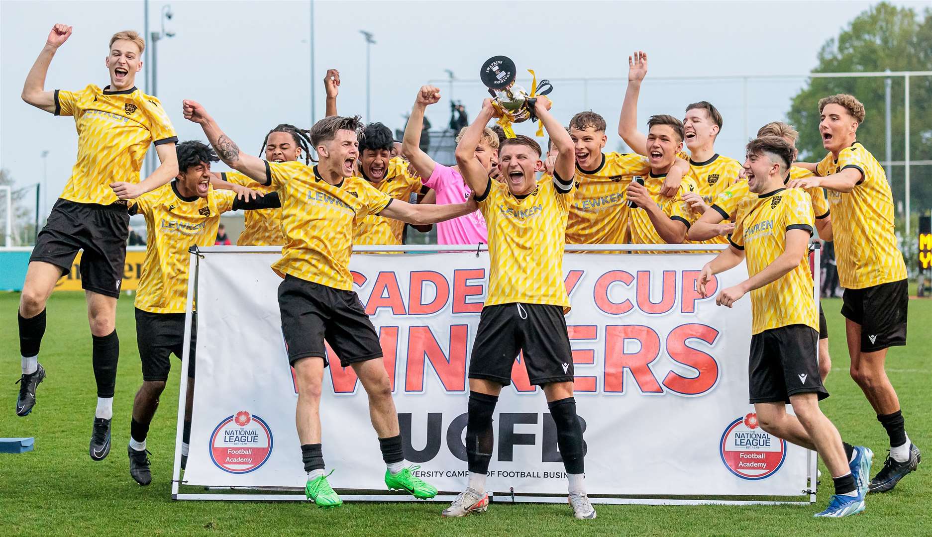 Maidstone under-19s won the National League Academy Cup final. Picture: Helen Cooper
